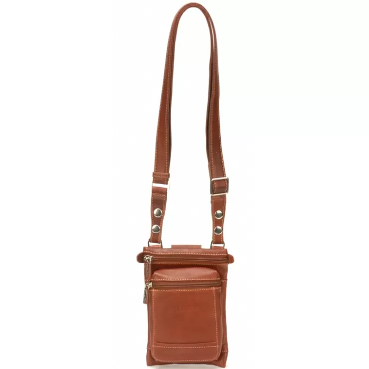 Shop Arthur et Aston Sac Pochette Extra Plate Pablo Cuir De Vachette Plonge