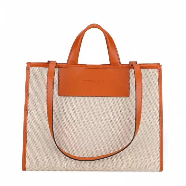 Best Sale Arthur et Aston Sac Shopping Toile Adele